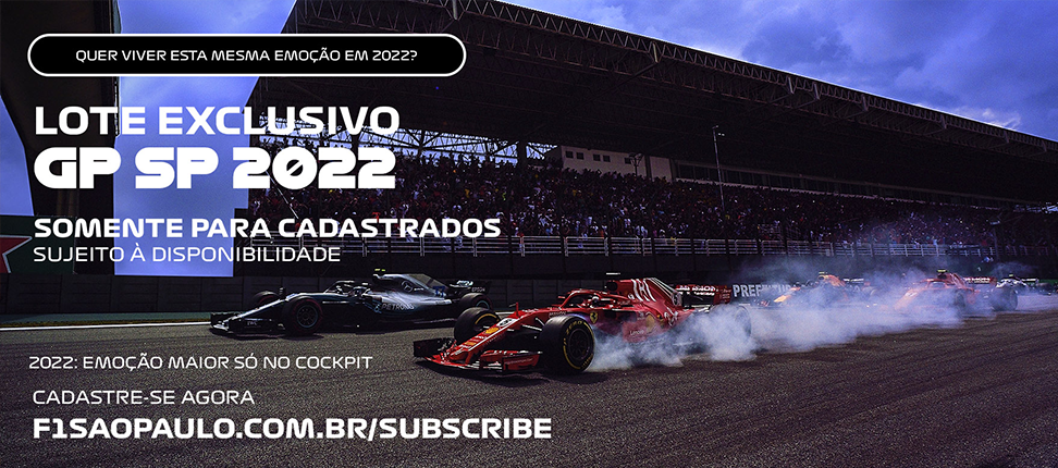 Grande Prêmio de São Paulo de Fórmula 1 abre cadastro para venda de  ingressos para 2022 | F1 Grande Prêmio de São Paulo